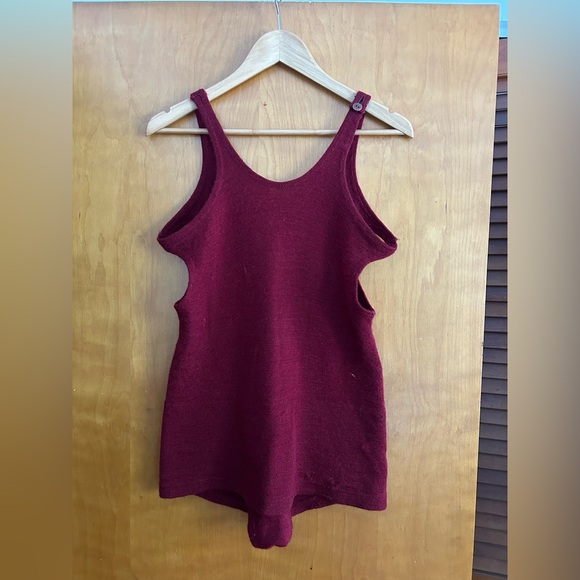 Women's vintage wool bathing suit